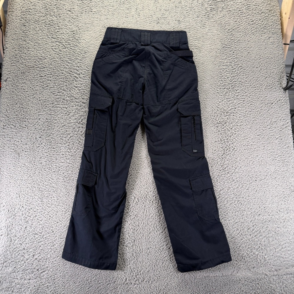 5.11 Tactical Pant Women's 6 Blue Ripstop Cargo Straight Leg Workwear Utility - Picture 5 of 10